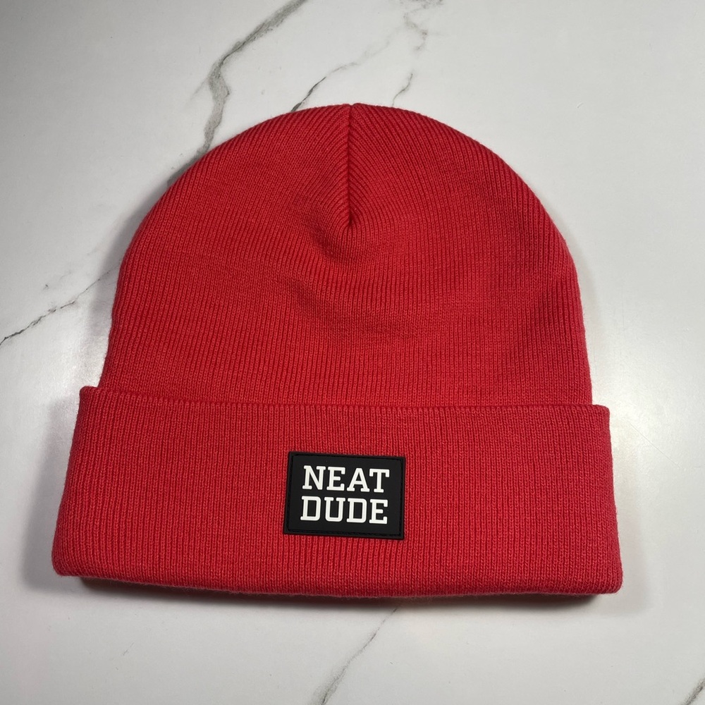 Neat Dude Pink/Red Beanie